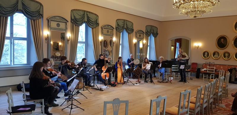 the Ensemble at the rehearsal in Sarpsborg