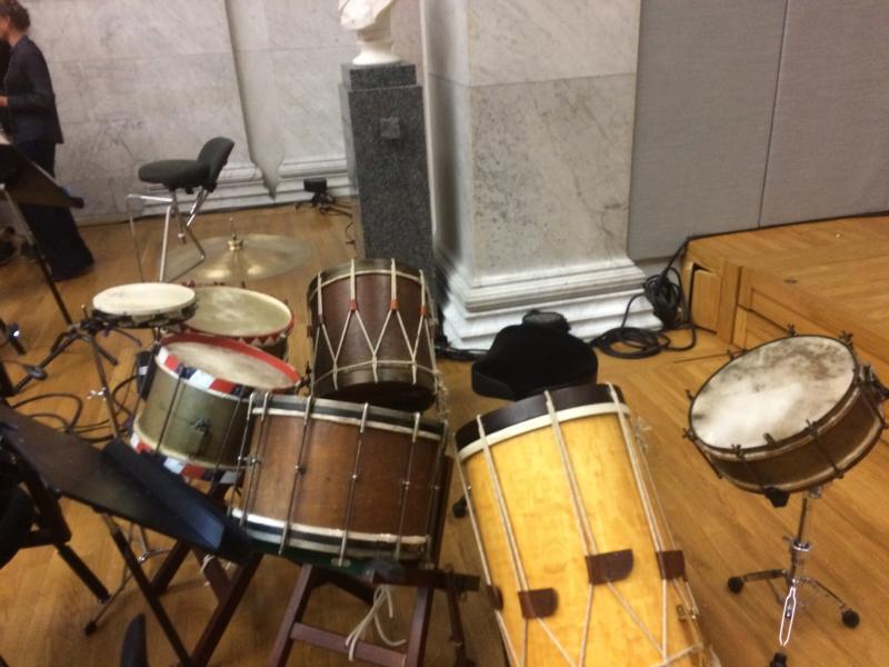 the drum kit